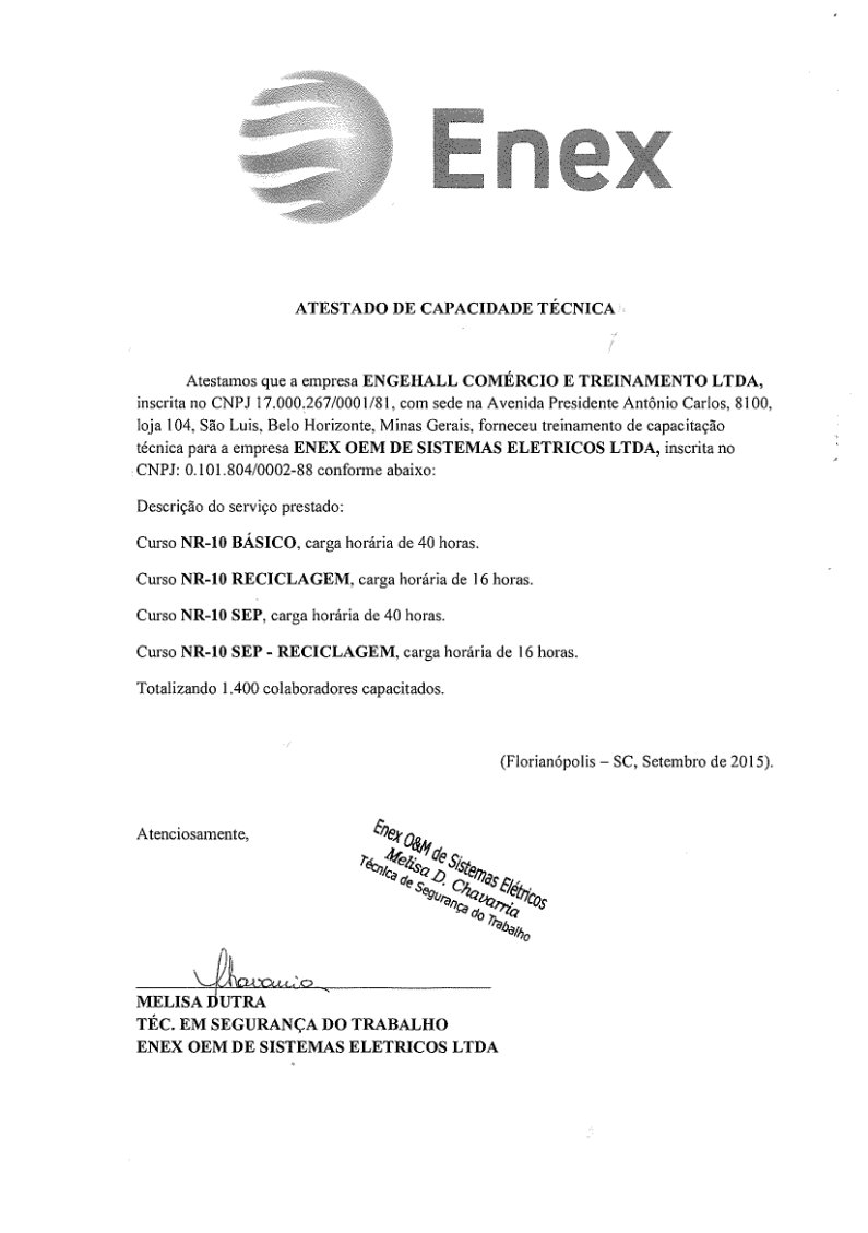 certificação enex