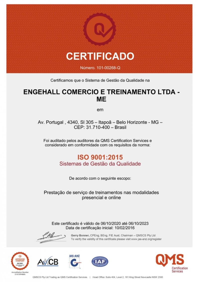 certificação iso 9001